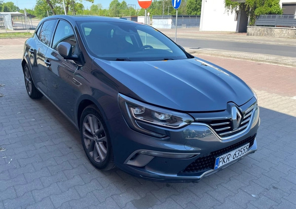 Renault Megane cena 44800 przebieg: 98000, rok produkcji 2016 z Bartoszyce małe 79